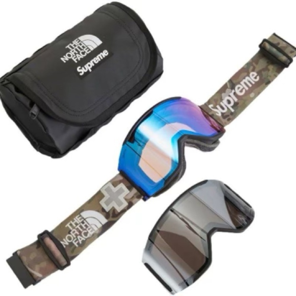 💚 New Supreme X The North Face Smith Rescue Goggles Multi Camo